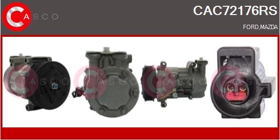 Casco CAC72176RS - Compressor, air conditioning autospares.lv