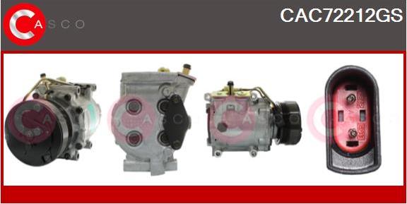 Casco CAC72212GS - Compressor, air conditioning autospares.lv