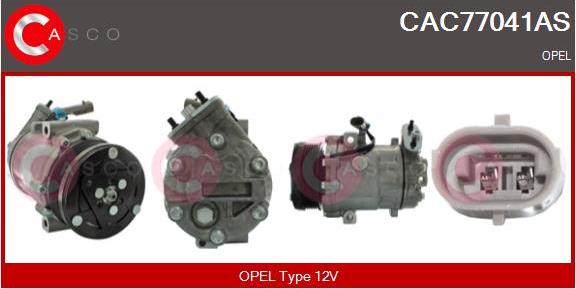 Casco CAC77041AS - Compressor, air conditioning autospares.lv