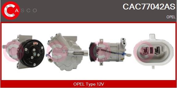 Casco CAC77042AS - Compressor, air conditioning autospares.lv