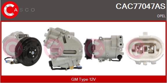 Casco CAC77047AS - Compressor, air conditioning autospares.lv