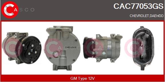 Casco CAC77053GS - Compressor, air conditioning autospares.lv