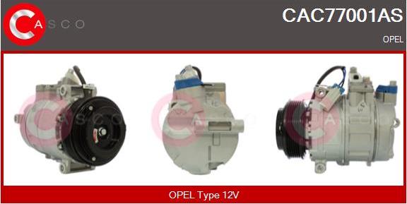 Casco CAC77001AS - Compressor, air conditioning autospares.lv