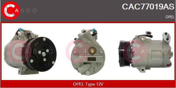 Casco CAC77019AS - Compressor, air conditioning autospares.lv