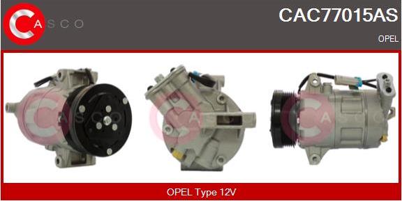 Casco CAC77015AS - Compressor, air conditioning autospares.lv