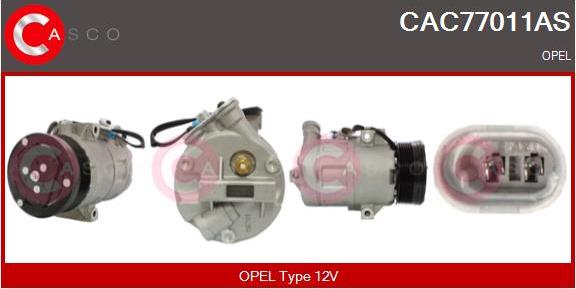 Casco CAC77011AS - Compressor, air conditioning autospares.lv