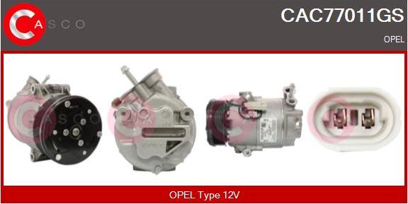 Casco CAC77011GS - Compressor, air conditioning autospares.lv