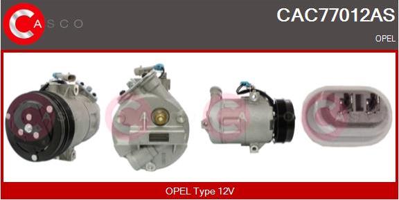 Casco CAC77012AS - Compressor, air conditioning autospares.lv