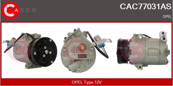 Casco CAC77031AS - Compressor, air conditioning autospares.lv