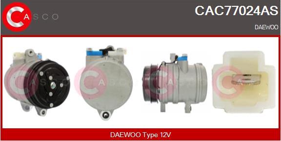 Casco CAC77024AS - Compressor, air conditioning autospares.lv