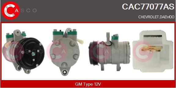 Casco CAC77077AS - Compressor, air conditioning autospares.lv