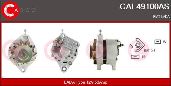 Casco CAL49100AS - Alternator autospares.lv