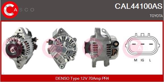 Casco CAL44100AS - Alternator autospares.lv