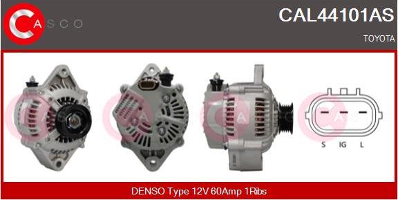 Casco CAL44101AS - Alternator autospares.lv