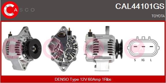 Casco CAL44101GS - Alternator autospares.lv