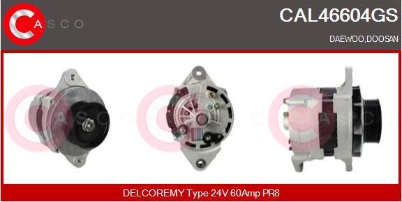 Casco CAL46604GS - Alternator autospares.lv