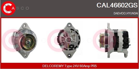 Casco CAL46602GS - Alternator autospares.lv