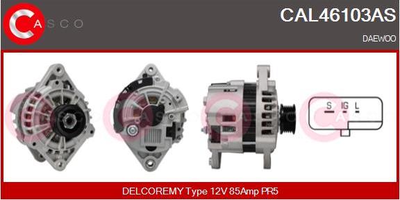 Casco CAL46103AS - Alternator autospares.lv