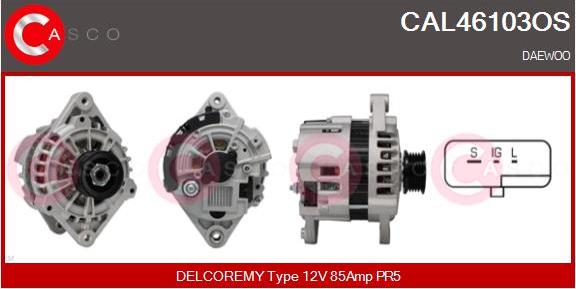 Casco CAL46103OS - Alternator autospares.lv