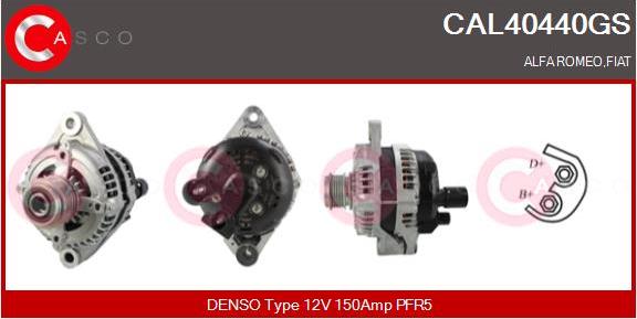 Casco CAL40440GS - Alternator autospares.lv