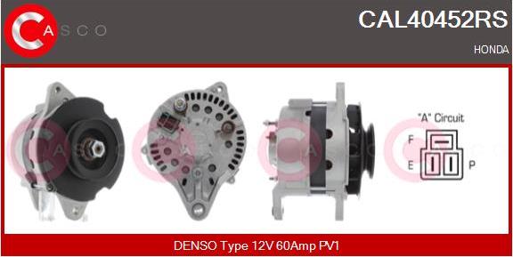 Casco CAL40452RS - Alternator autospares.lv