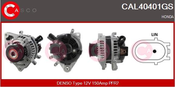 Casco CAL40401GS - Alternator autospares.lv