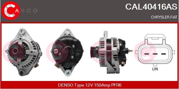 Casco CAL40416AS - Alternator autospares.lv