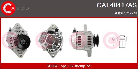 Casco CAL40417AS - Alternator autospares.lv