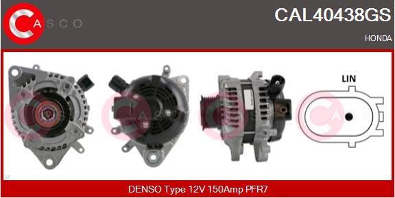 Casco CAL40438GS - Alternator autospares.lv