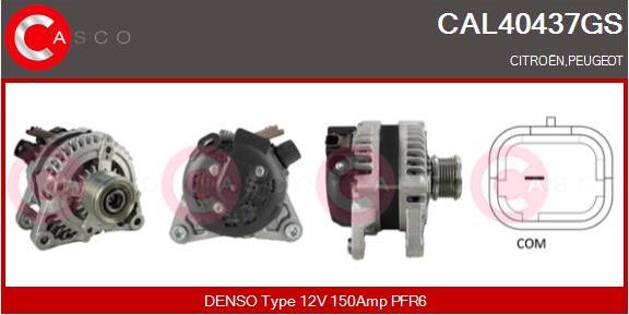 Casco CAL40437GS - Alternator autospares.lv