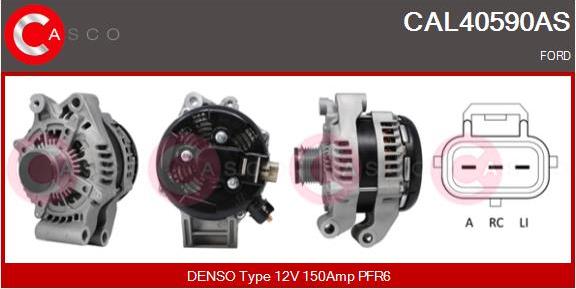 Casco CAL40590AS - Alternator autospares.lv