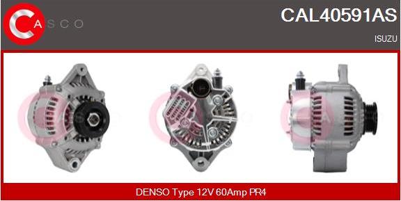 Casco CAL40591AS - Alternator autospares.lv