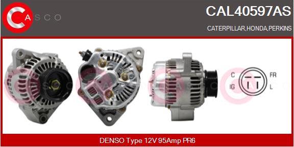 Casco CAL40597AS - Alternator autospares.lv