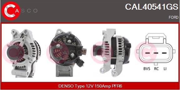 Casco CAL40541GS - Alternator autospares.lv