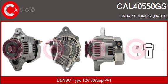 Casco CAL40550GS - Alternator autospares.lv