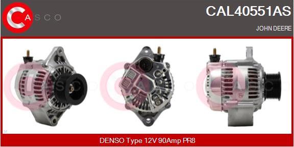 Casco CAL40551AS - Alternator autospares.lv