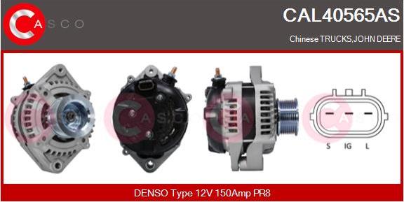 Casco CAL40565AS - Alternator autospares.lv