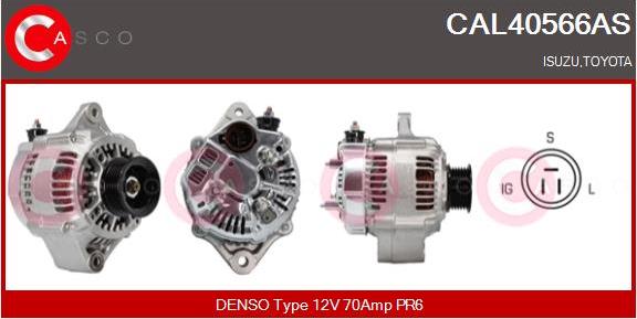Casco CAL40566AS - Alternator autospares.lv