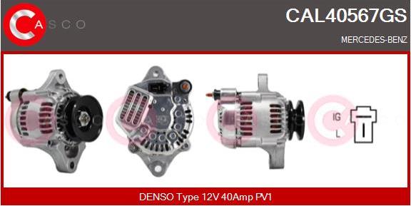 Casco CAL40567GS - Alternator autospares.lv