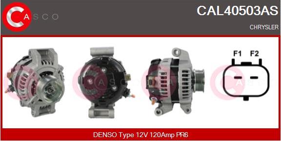 Casco CAL40503AS - Alternator autospares.lv