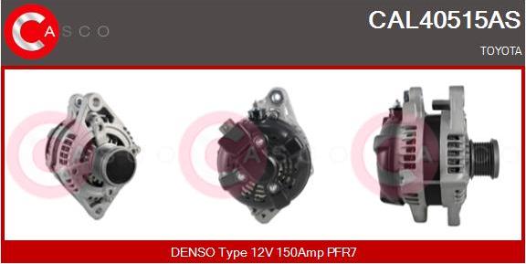 Casco CAL40515AS - Alternator autospares.lv