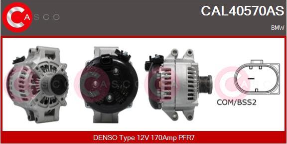 Casco CAL40570AS - Alternator autospares.lv