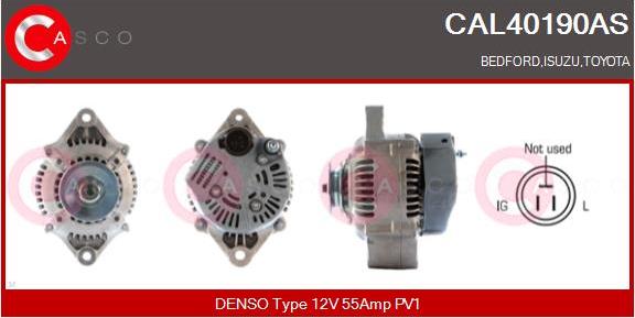 Casco CAL40190AS - Alternator autospares.lv