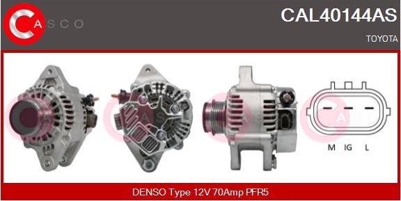 Casco CAL40144AS - Alternator autospares.lv