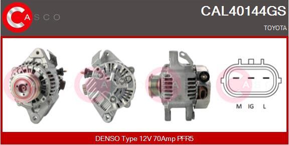 Casco CAL40144GS - Alternator autospares.lv