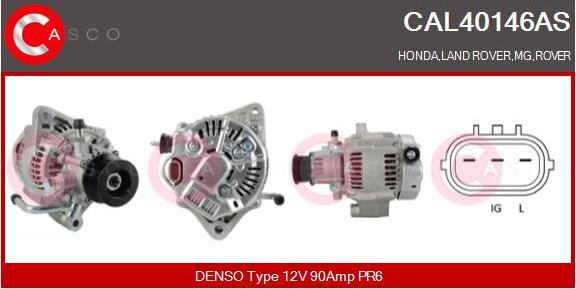 Casco CAL40146AS - Alternator autospares.lv