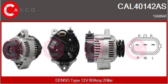 Casco CAL40142AS - Alternator autospares.lv