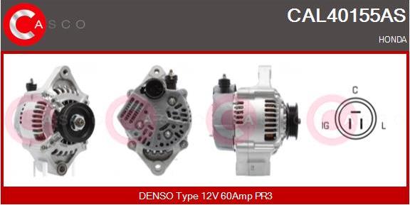 Casco CAL40155AS - Alternator autospares.lv