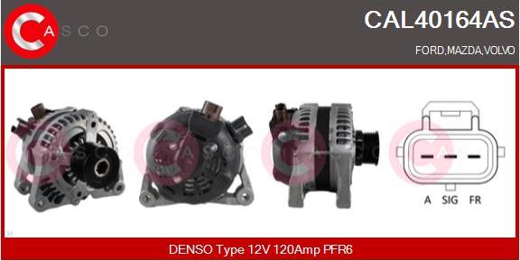 Casco CAL40164AS - Alternator autospares.lv