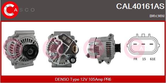 Casco CAL40161AS - Alternator autospares.lv